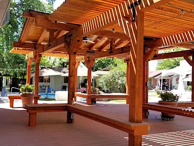pergola, patio cover, porch awning, Outdoor living space