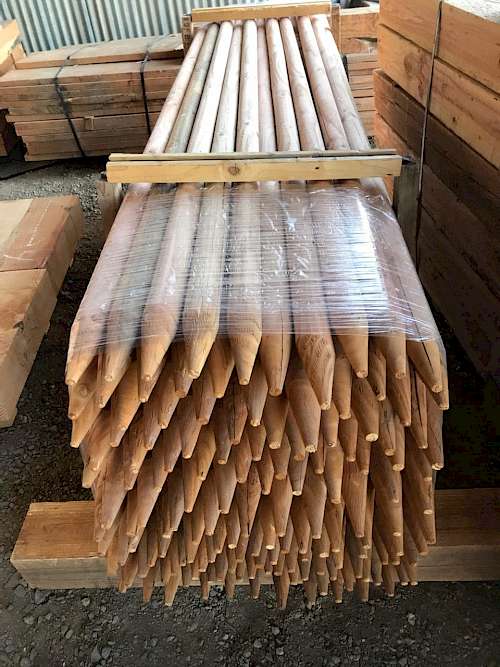 Tree Stakes' Plant stakes, sharpened poles, wood stakes, plant support, pointed dowels,
